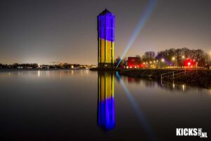 Watertoren Aalsmeer - Oekraine - Oekraiense vlag - KicksFotos