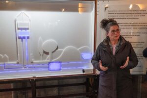 Watertoren Aalsmeer - Onthulling Voorlichtingsmodel - uitleg Elize Eveleens