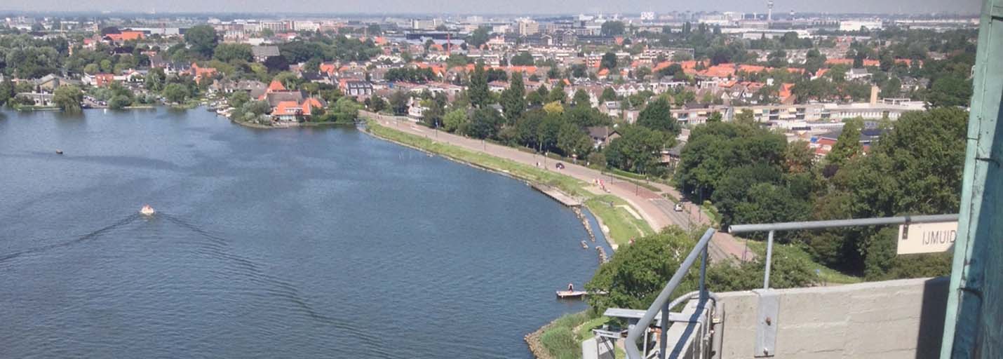 Watertoren Aalsmeer - Uitzicht richting Aalsmeer Dorp - Centrum