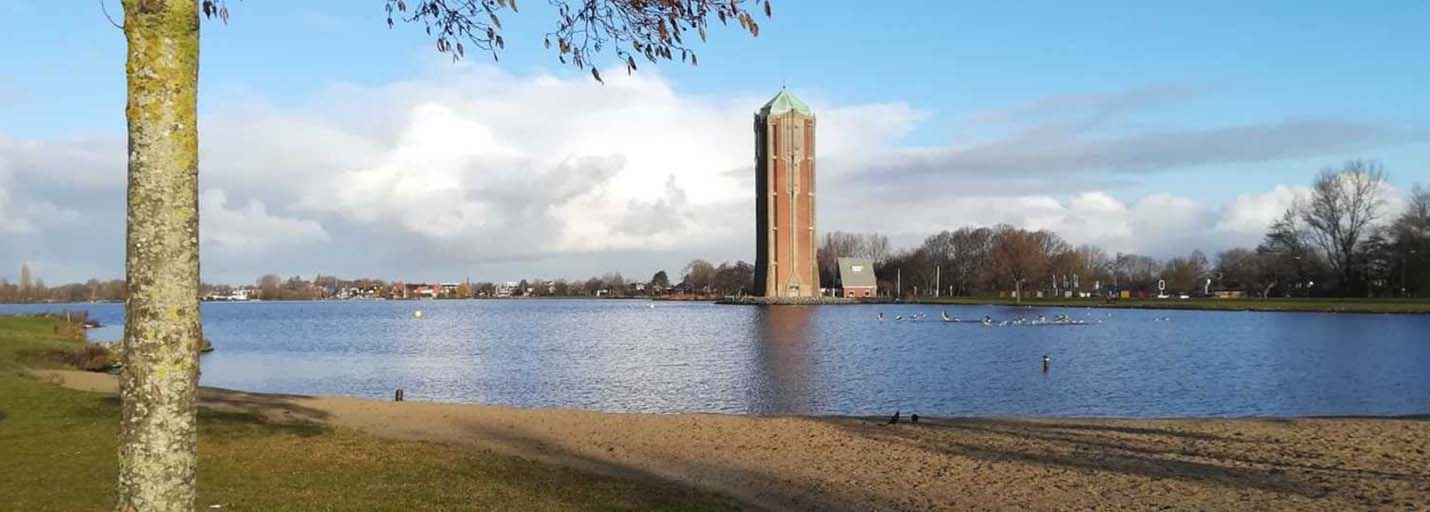 Watertoren Aalsmeer - Uitzicht vanaf Surfeiland